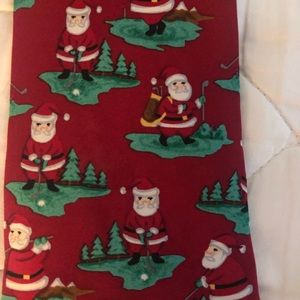 Santa golf tie